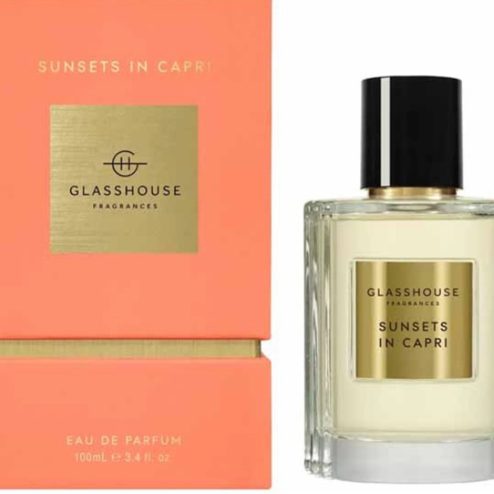 Glasshouse Sunsets in Capri Eau de Parfum - Orange and Gold